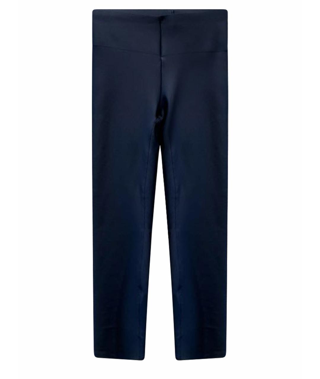 ALO YOGA Темно-синие полиэстеровые леггинсы и велосипедки, фото 1