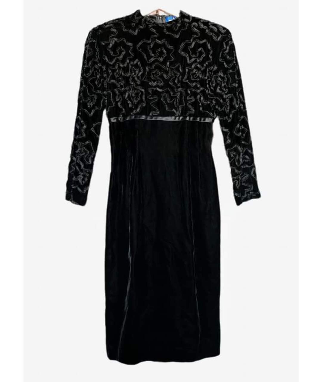 PACO RABANNE Черное бархатное коктейльное платье, фото 6