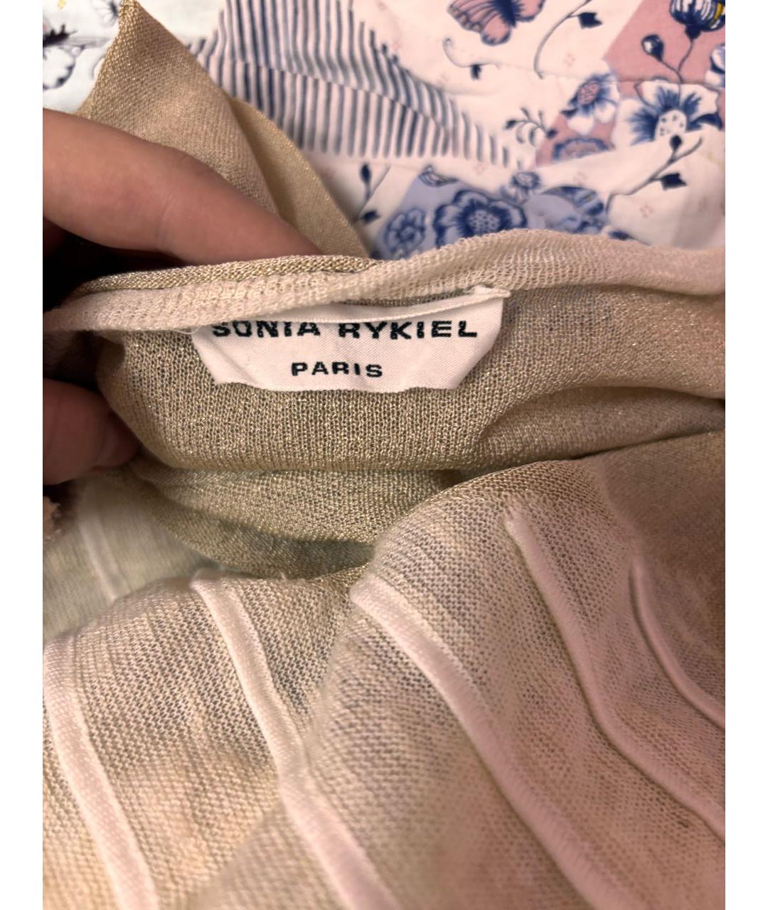 Sonya Rykiel Бежевый вискозный сарафан, фото 5