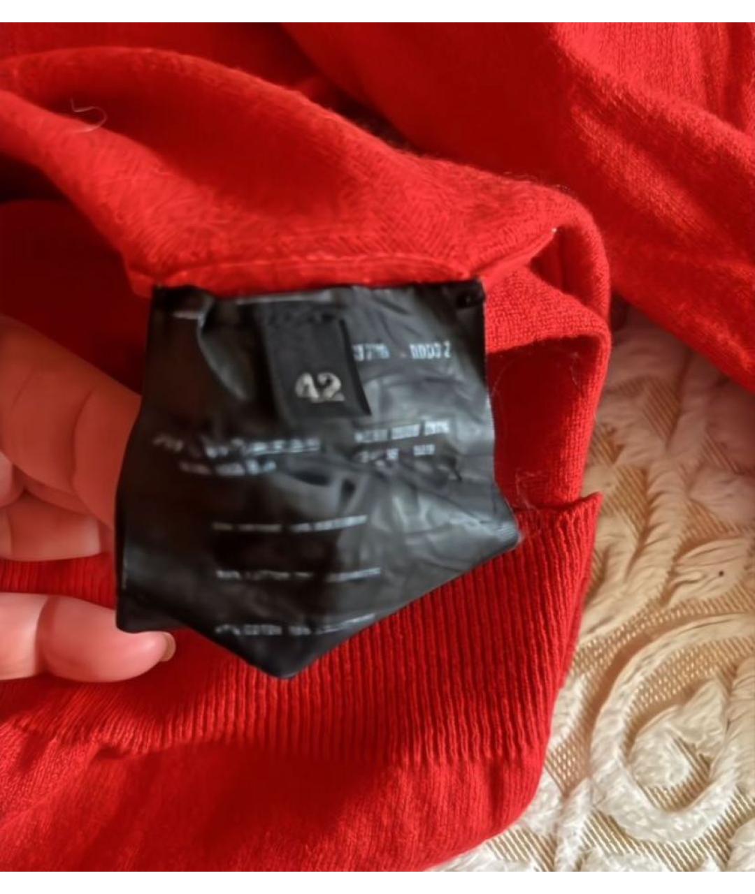 PRADA Красный хлопковый джемпер / свитер, фото 4