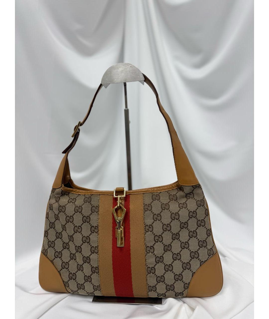 GUCCI Бежевая сумка с короткими ручками, фото 3