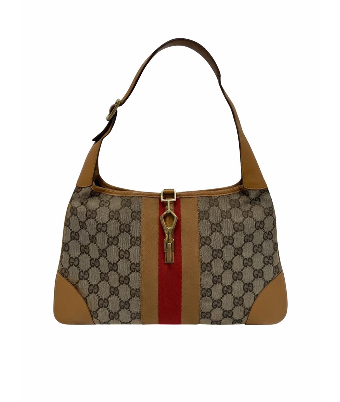 GUCCI Бежевая сумка с короткими ручками, фото 7