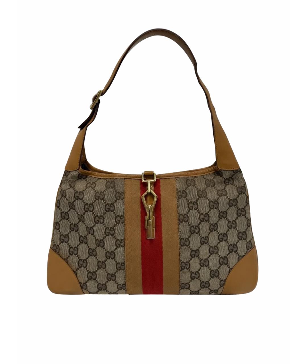 GUCCI Бежевая сумка с короткими ручками, фото 1