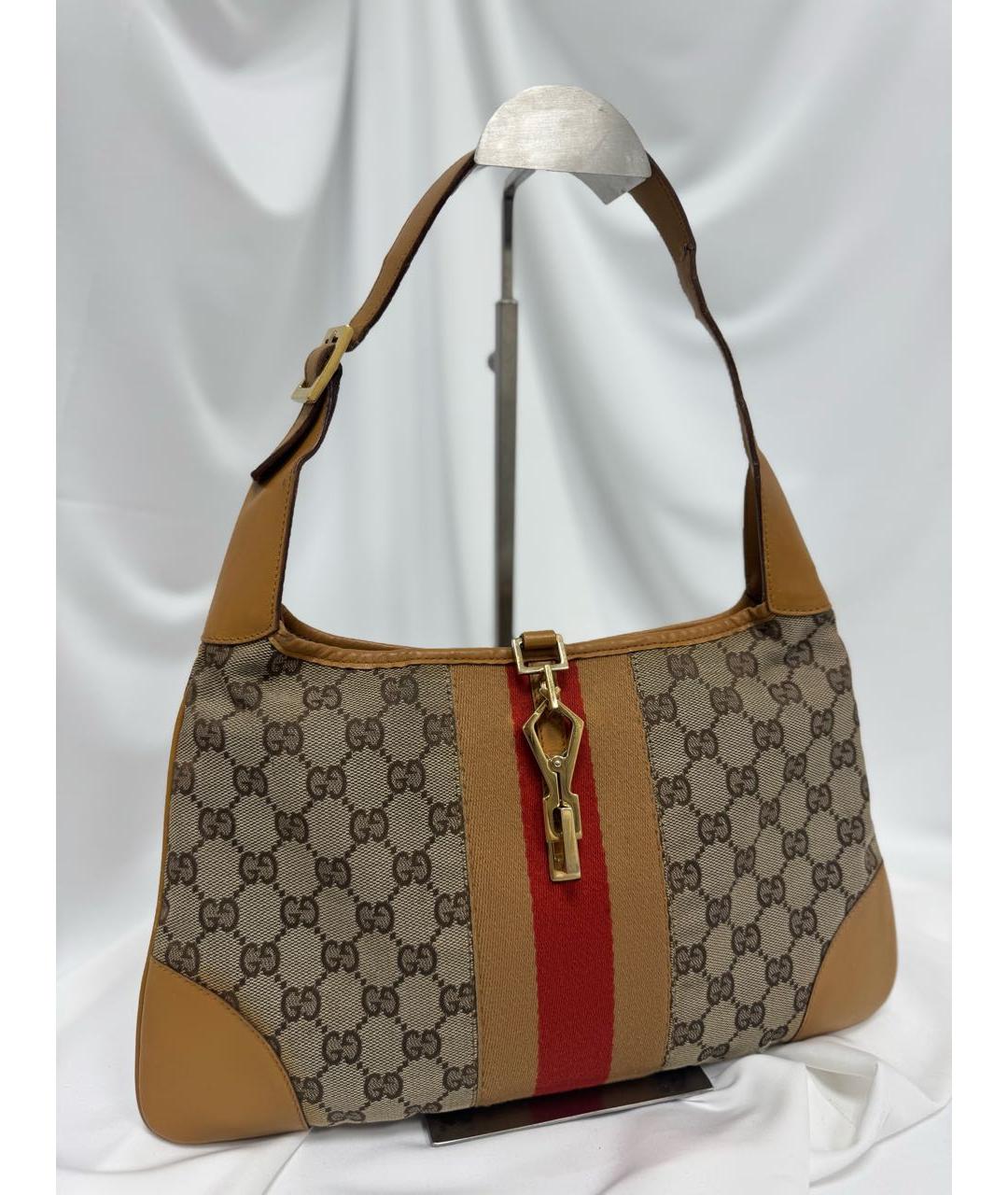 GUCCI Бежевая сумка с короткими ручками, фото 2