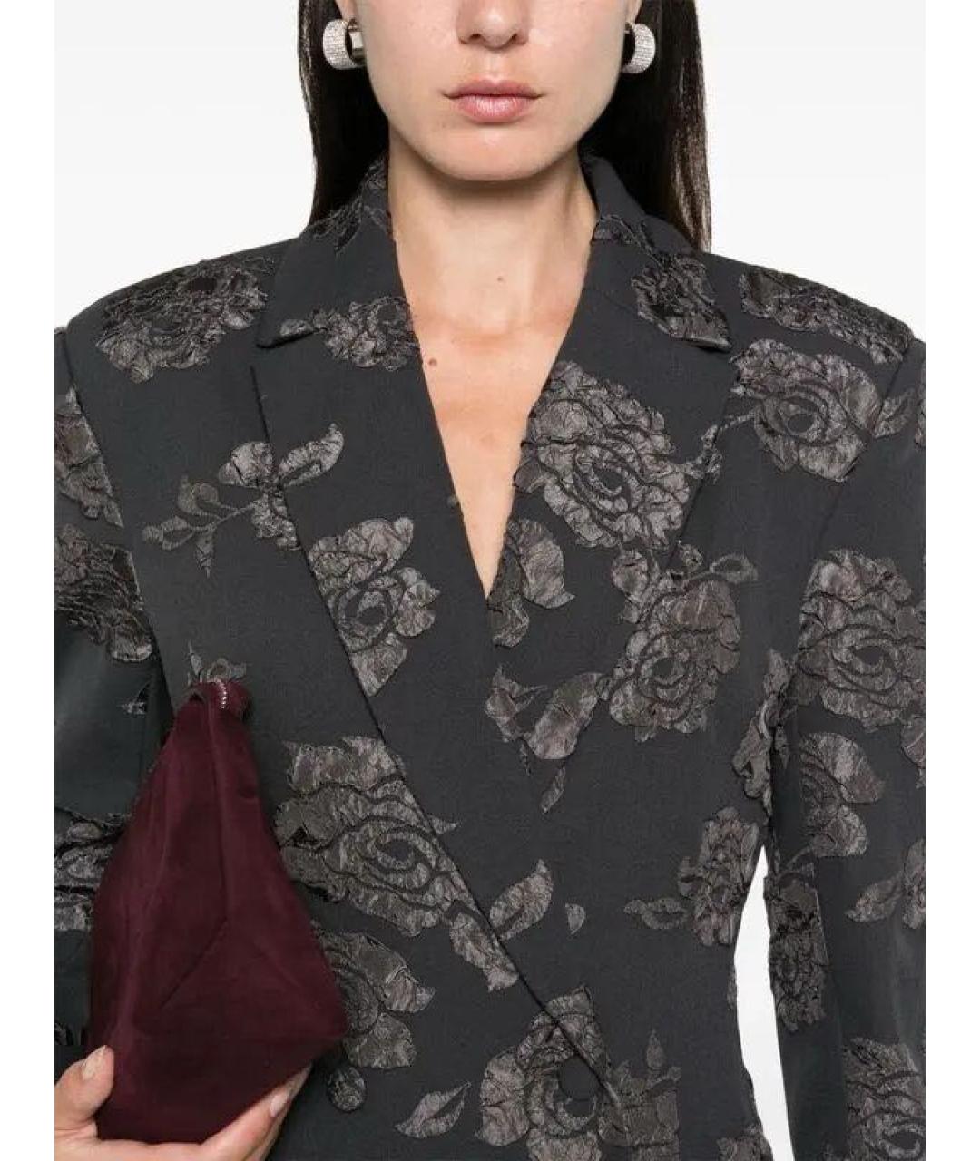 ROTATE Черное коктейльное платье, фото 3