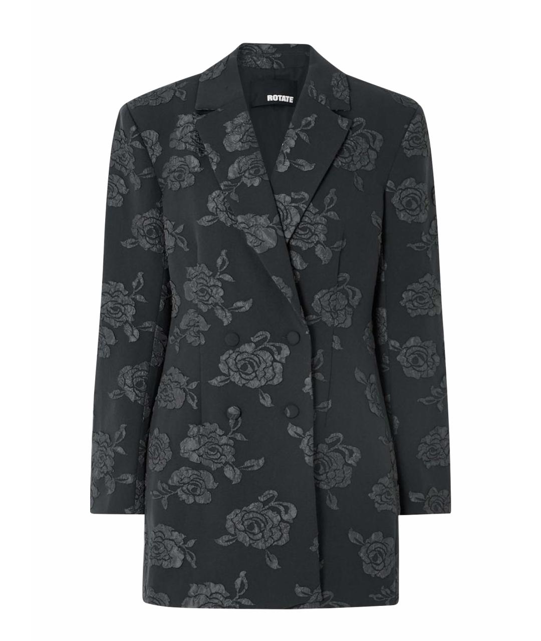 ROTATE Черное коктейльное платье, фото 9