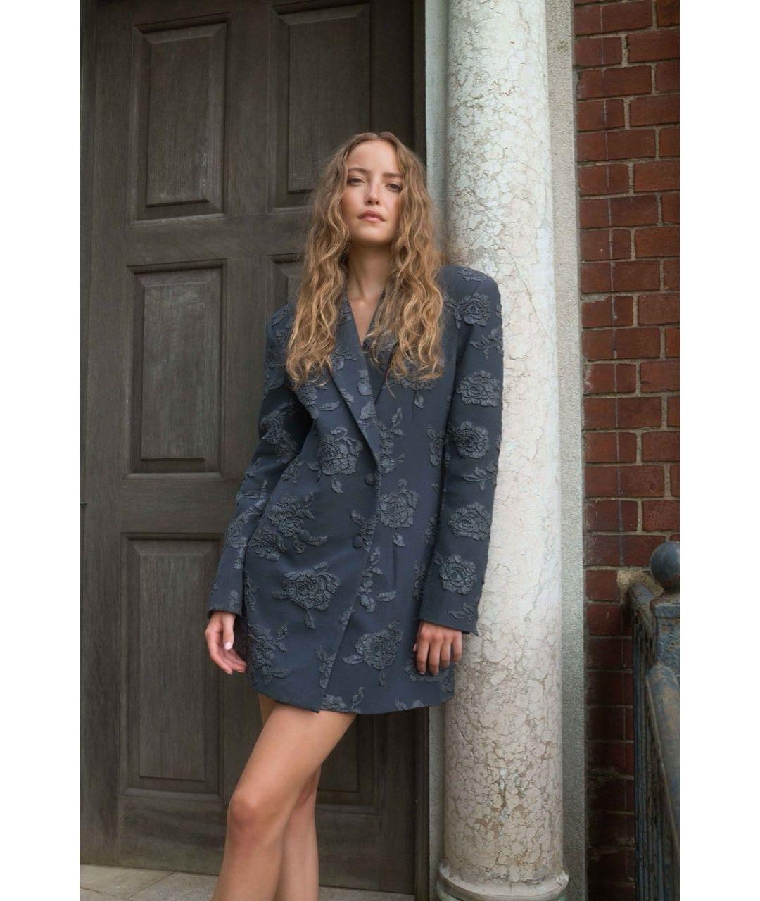 ROTATE Черное коктейльное платье, фото 8