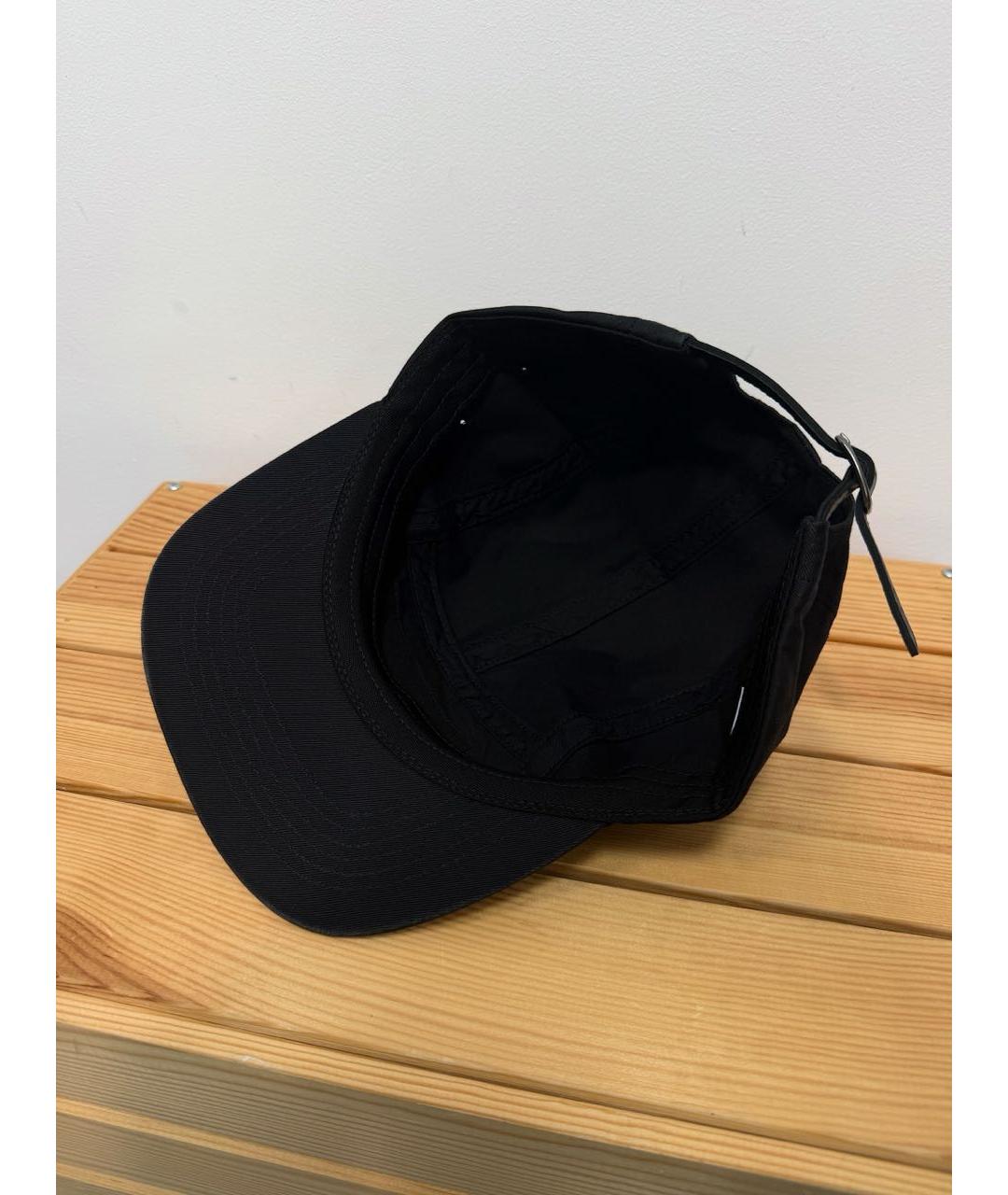 SUPREME Черная хлопковая кепка/бейсболка, фото 4