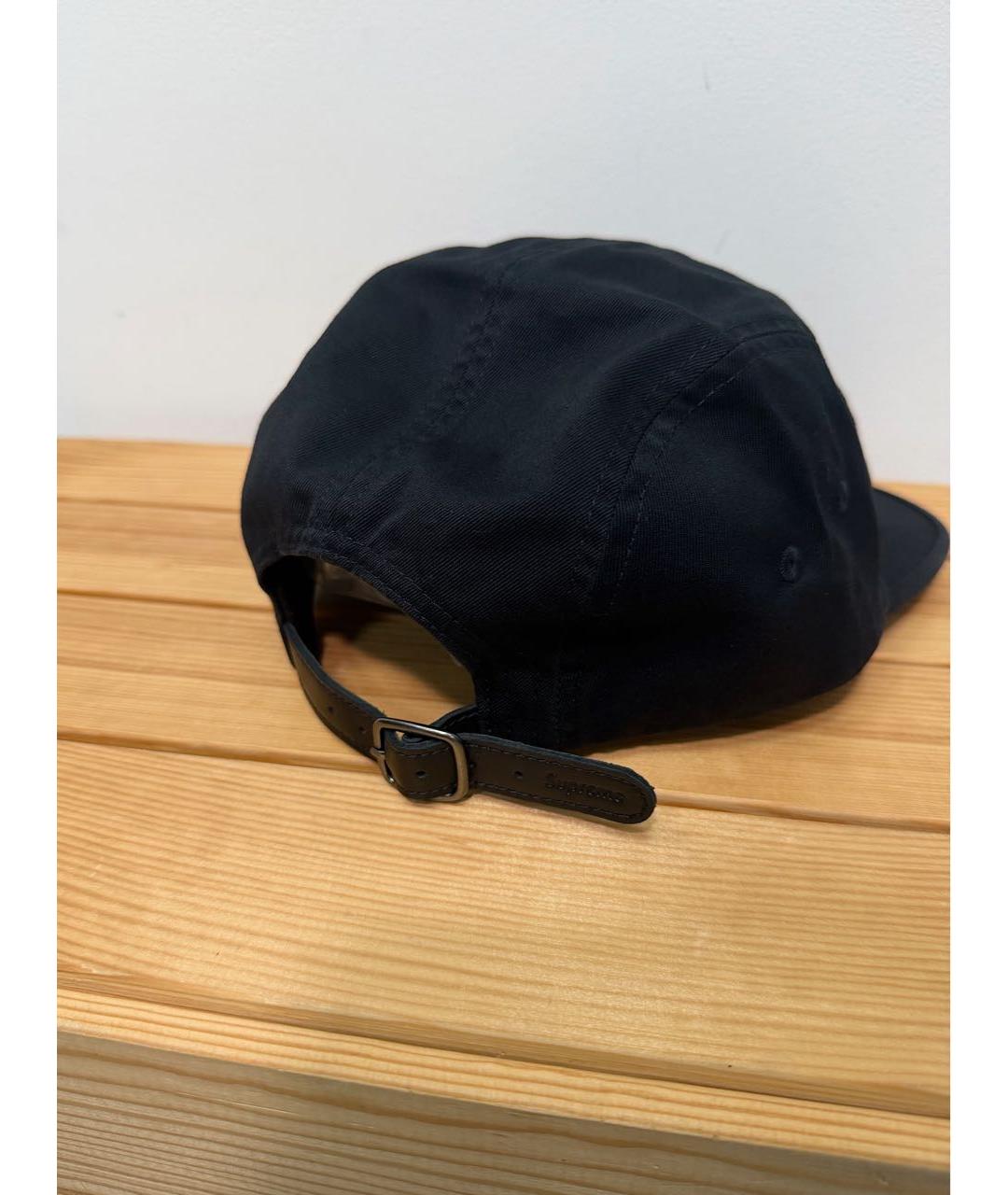 SUPREME Черная хлопковая кепка/бейсболка, фото 3