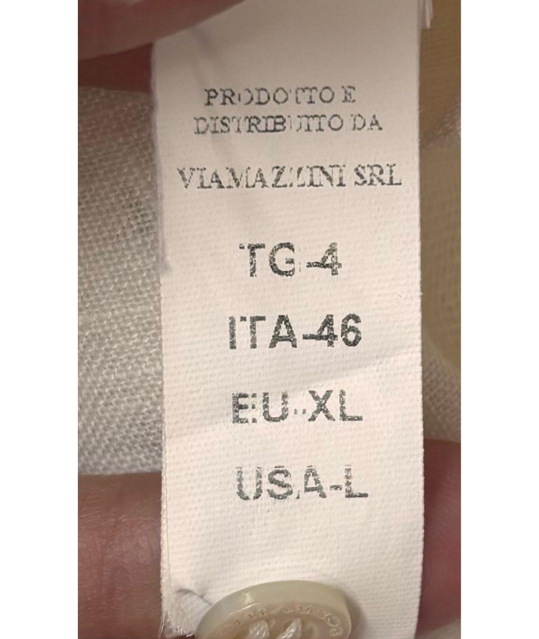 ERMANNO SCERVINO Белый льняной сарафан, фото 8