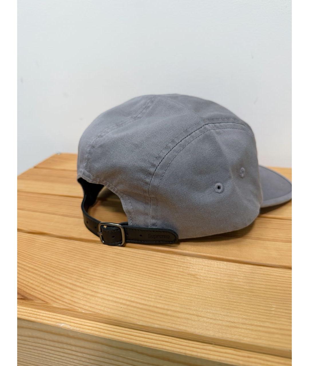 SUPREME Серая хлопковая кепка/бейсболка, фото 3