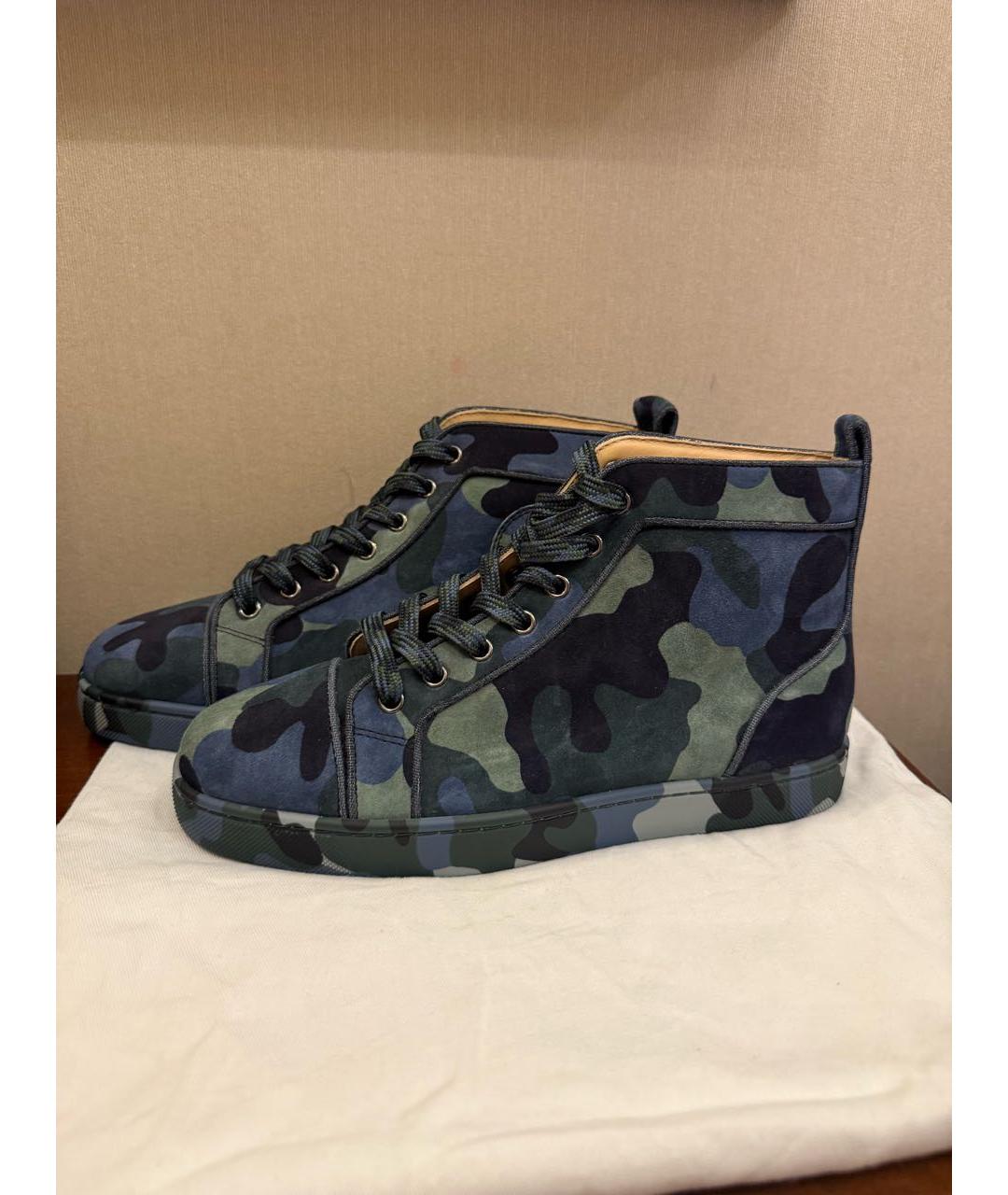 CHRISTIAN LOUBOUTIN Мульти замшевые ботинки, фото 6