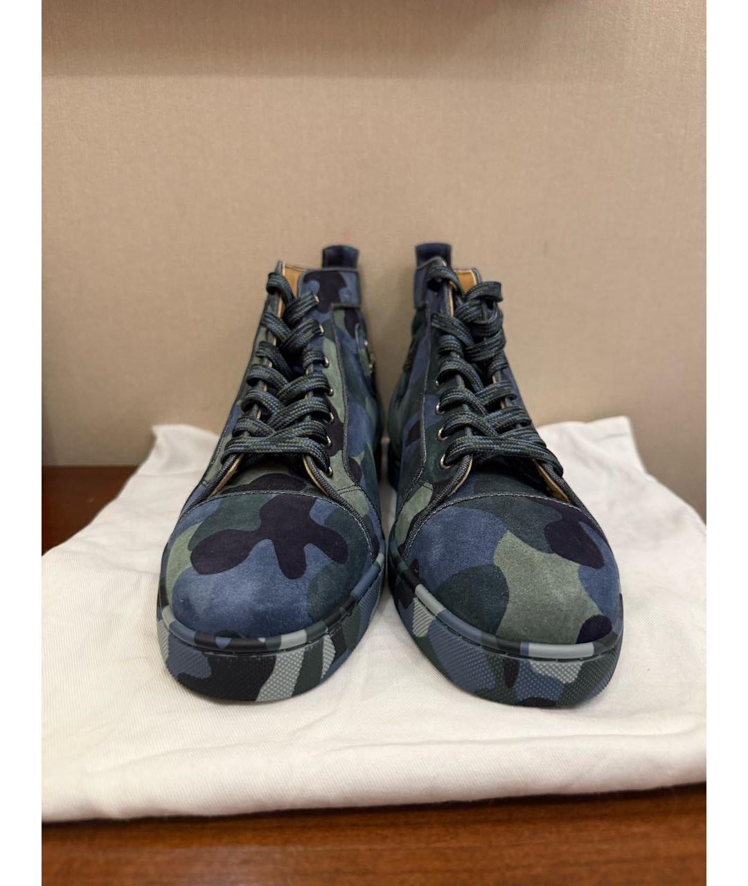 CHRISTIAN LOUBOUTIN Мульти замшевые ботинки, фото 2