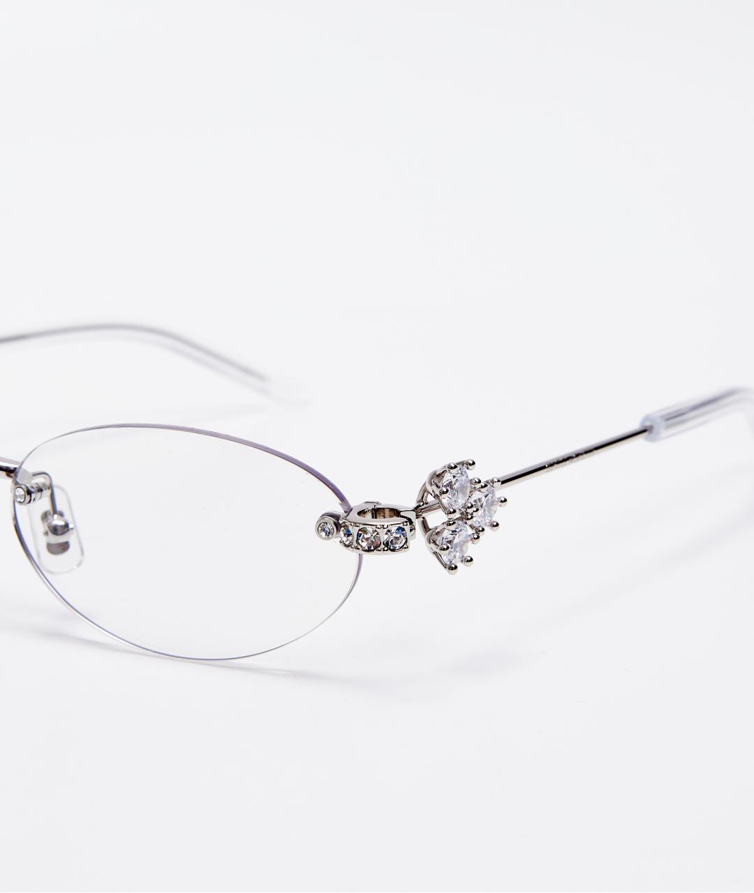 GENTLE MONSTER Серебряные металлические солнцезащитные очки, фото 3