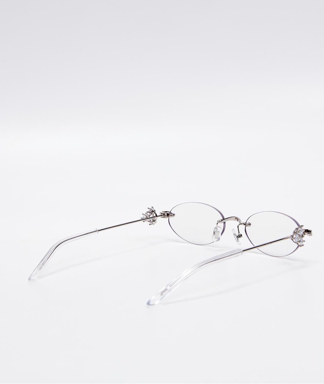 GENTLE MONSTER Серебряные металлические солнцезащитные очки, фото 2