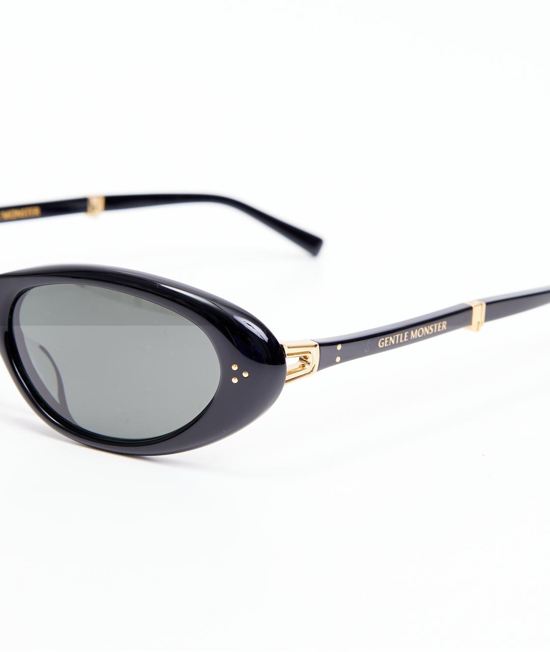 GENTLE MONSTER Черные пластиковые солнцезащитные очки, фото 4