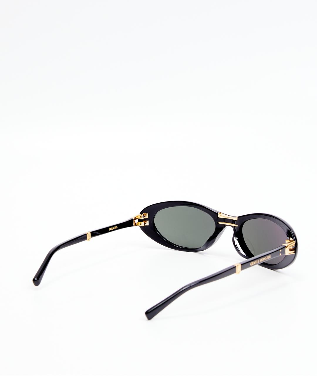 GENTLE MONSTER Черные пластиковые солнцезащитные очки, фото 3