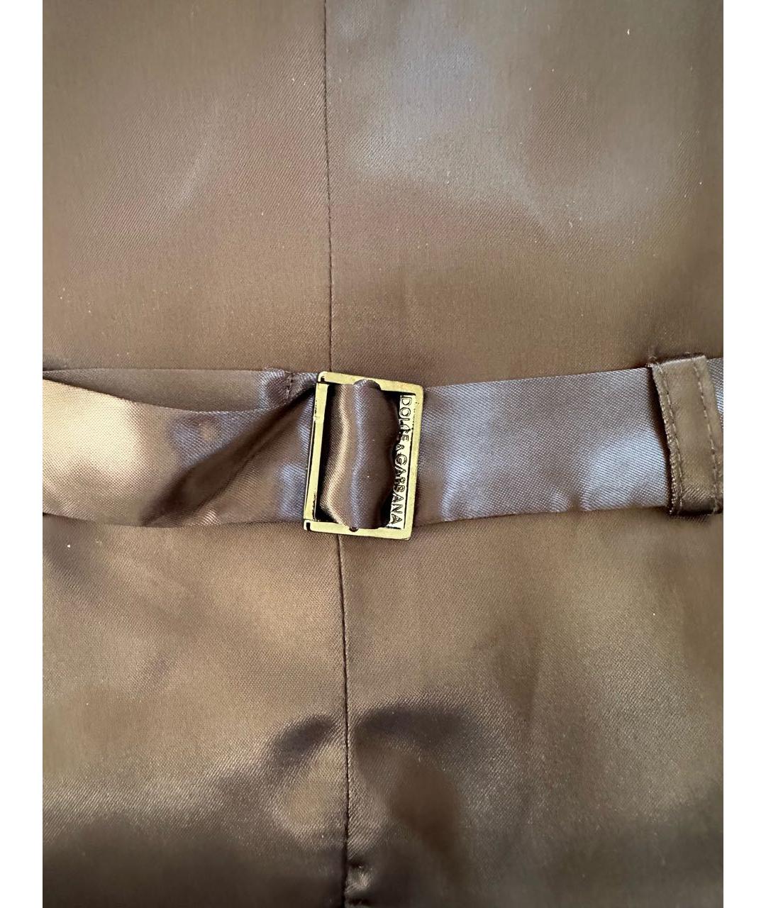 DOLCE&GABBANA Черный шерстяной жилет, фото 6