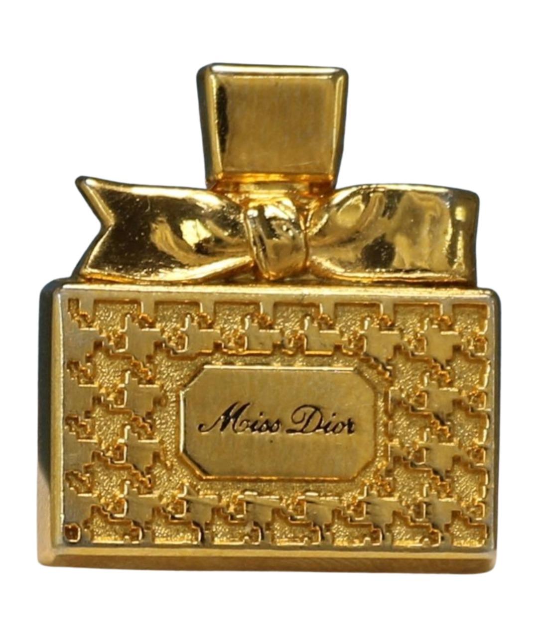 CHRISTIAN DIOR Золотая металлическая булавка / брошь, фото 1