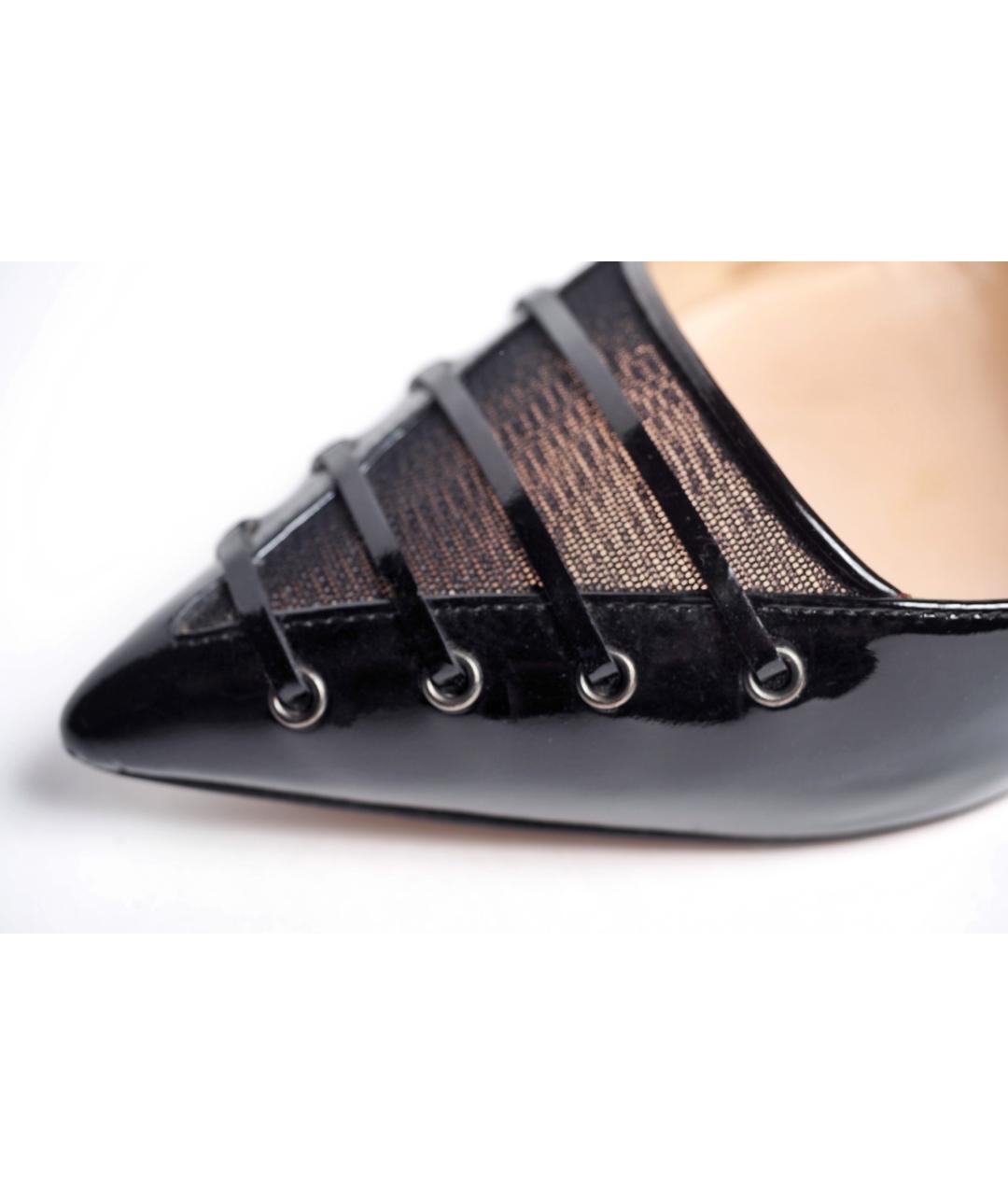 CASADEI Черные туфли из лакированной кожи, фото 6