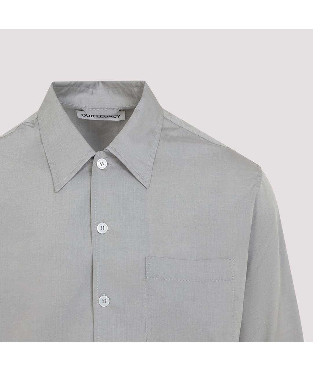 OUR LEGACY Серая кэжуал рубашка, фото 3