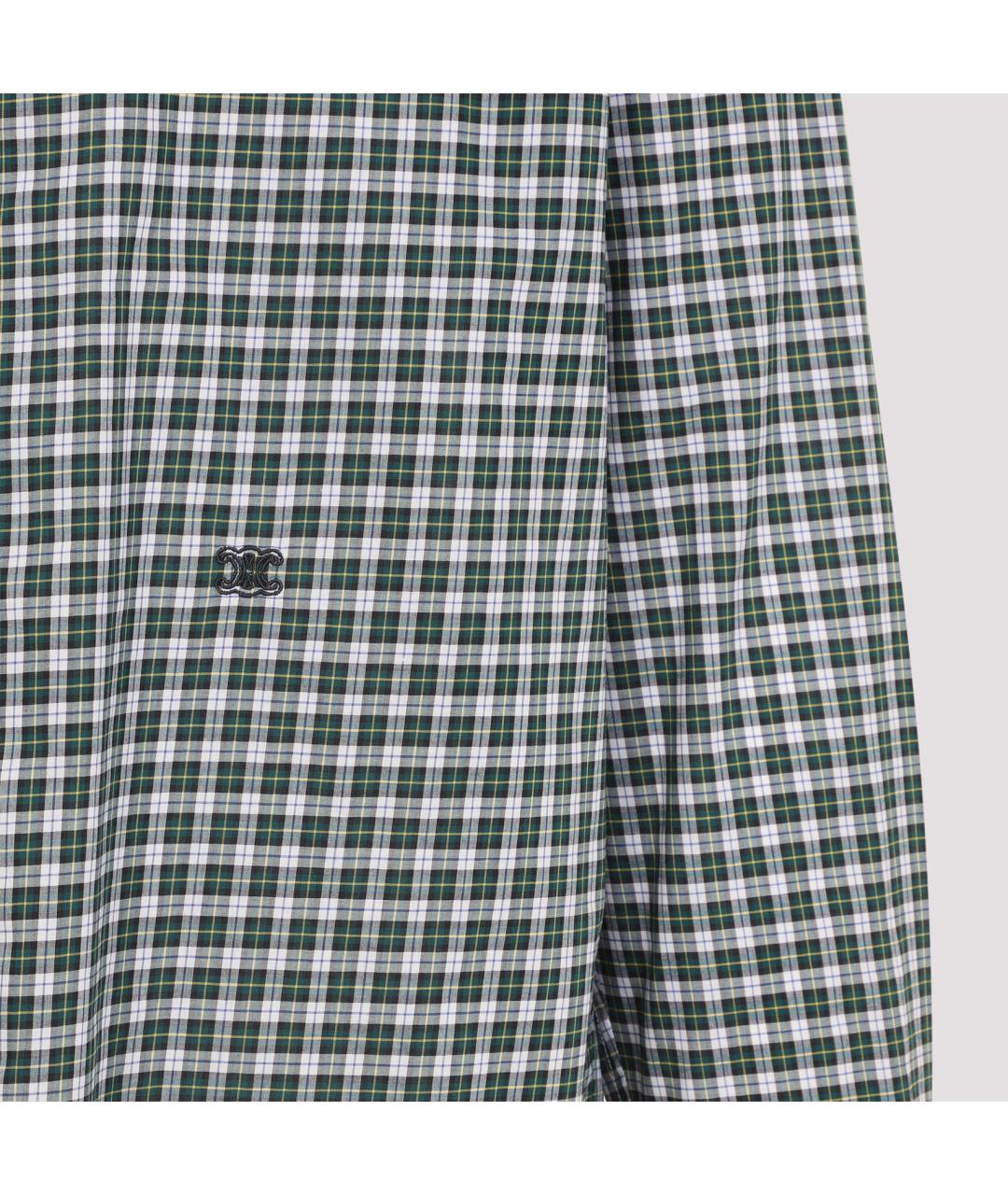 CELINE Мульти хлопковая кэжуал рубашка, фото 3