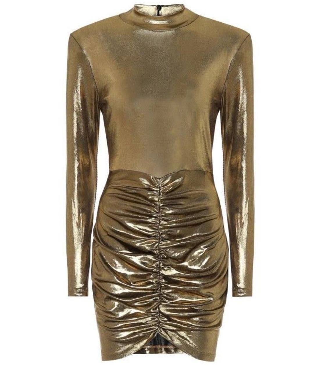 ROTATE Золотое вечернее платье, фото 1