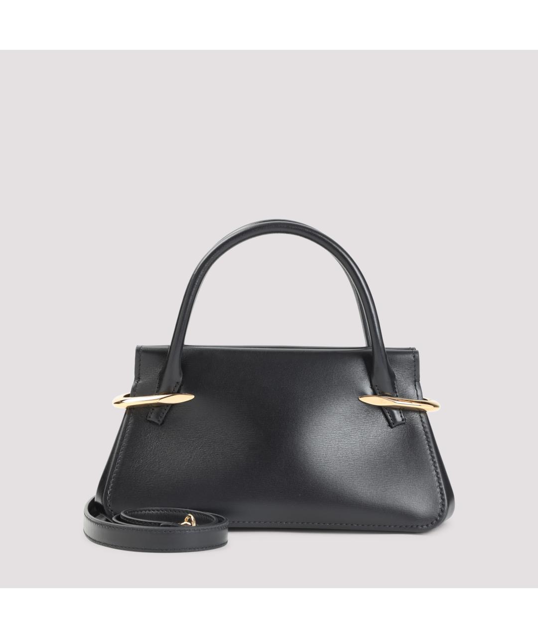 GIVENCHY Черная кожаная сумка тоут, фото 2