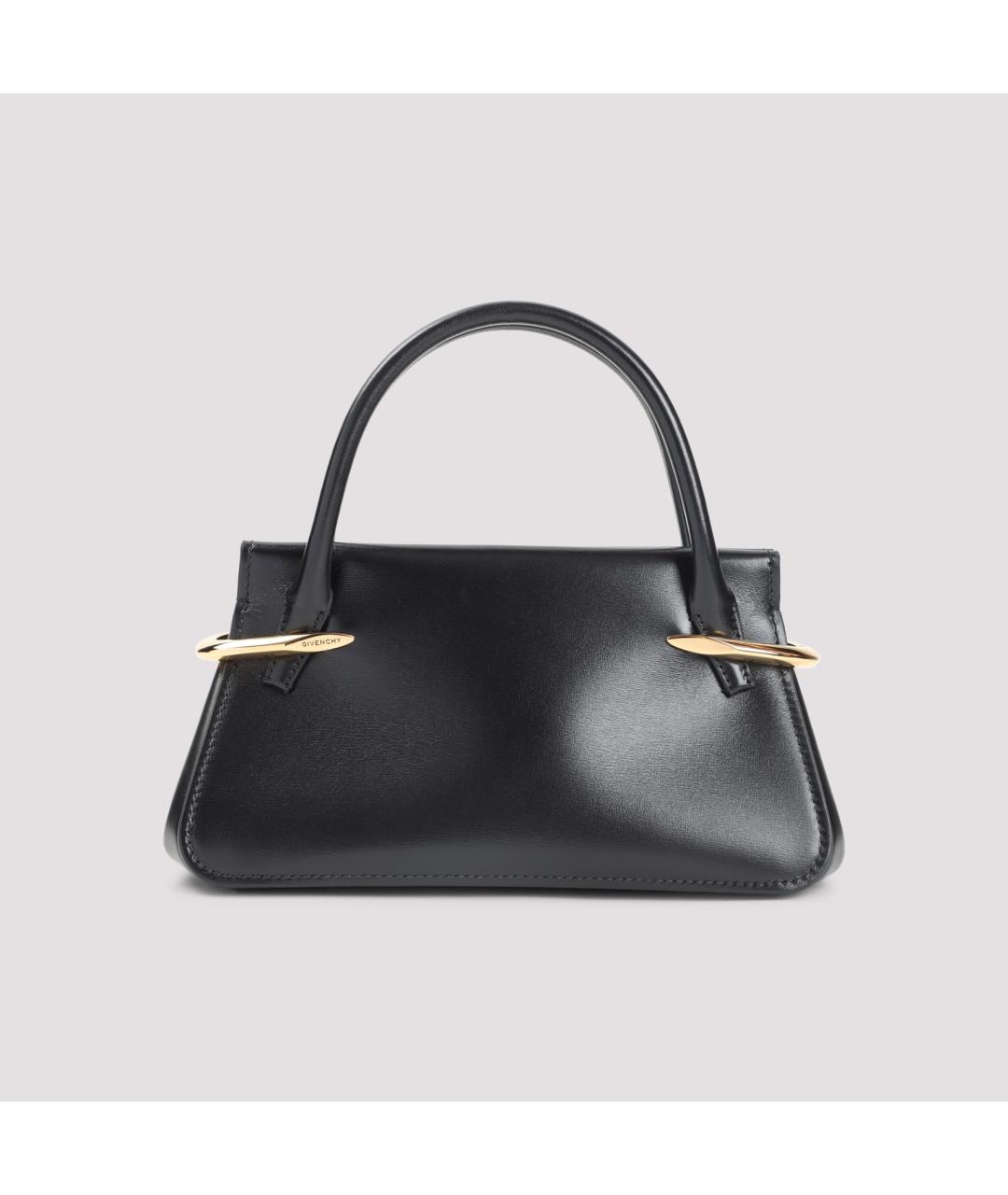 GIVENCHY Черная кожаная сумка тоут, фото 4