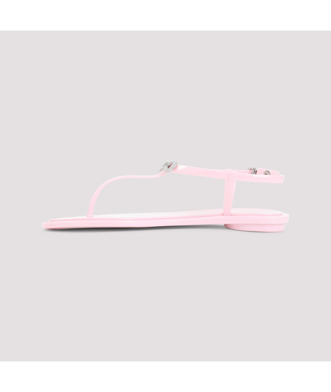 MACH&MACH Розовые босоножки из искусственной кожи, фото 2