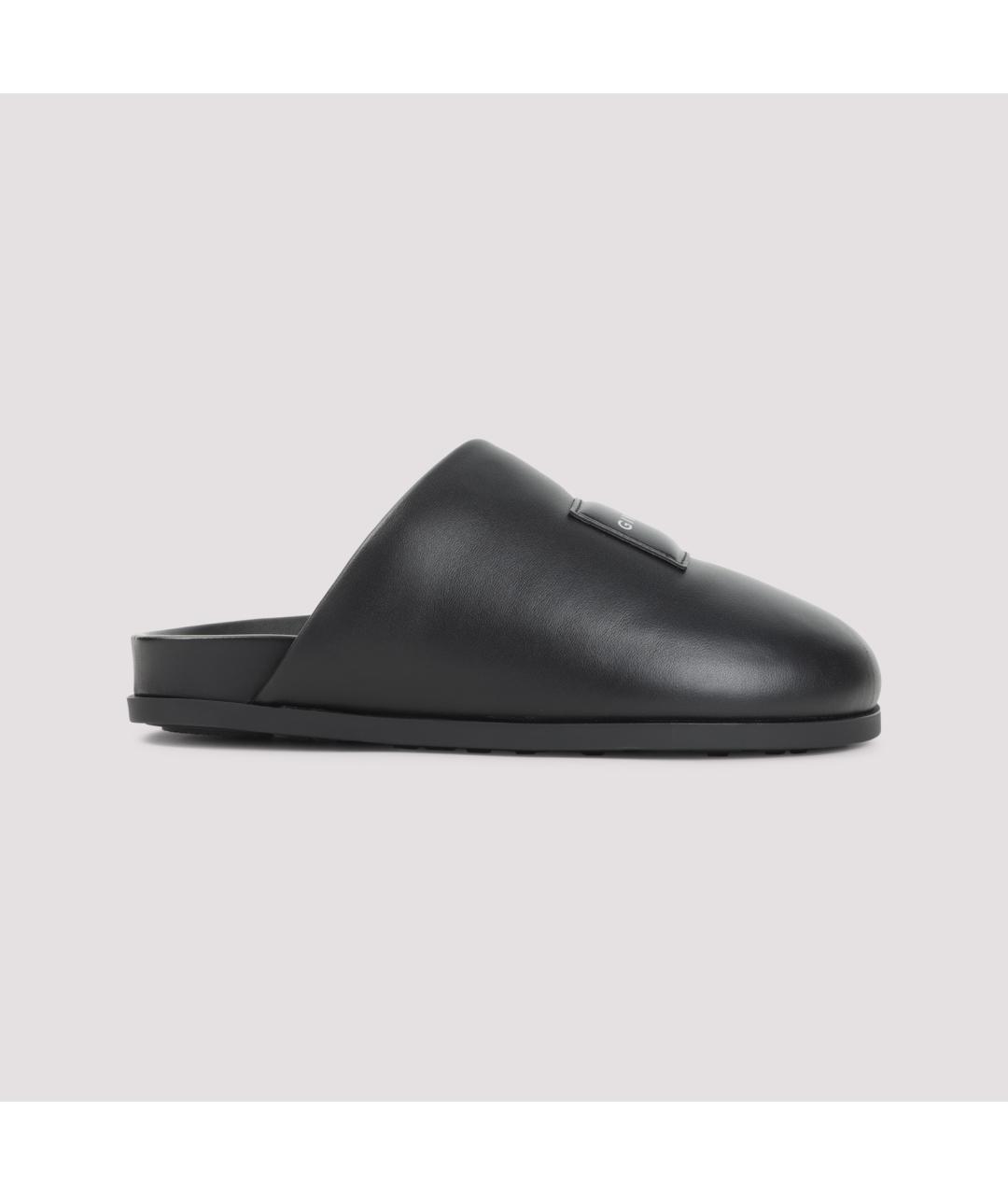 GIVENCHY Черные кожаные мюли, фото 3