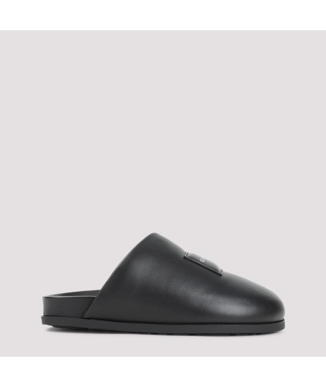 GIVENCHY Черные кожаные мюли, фото 2