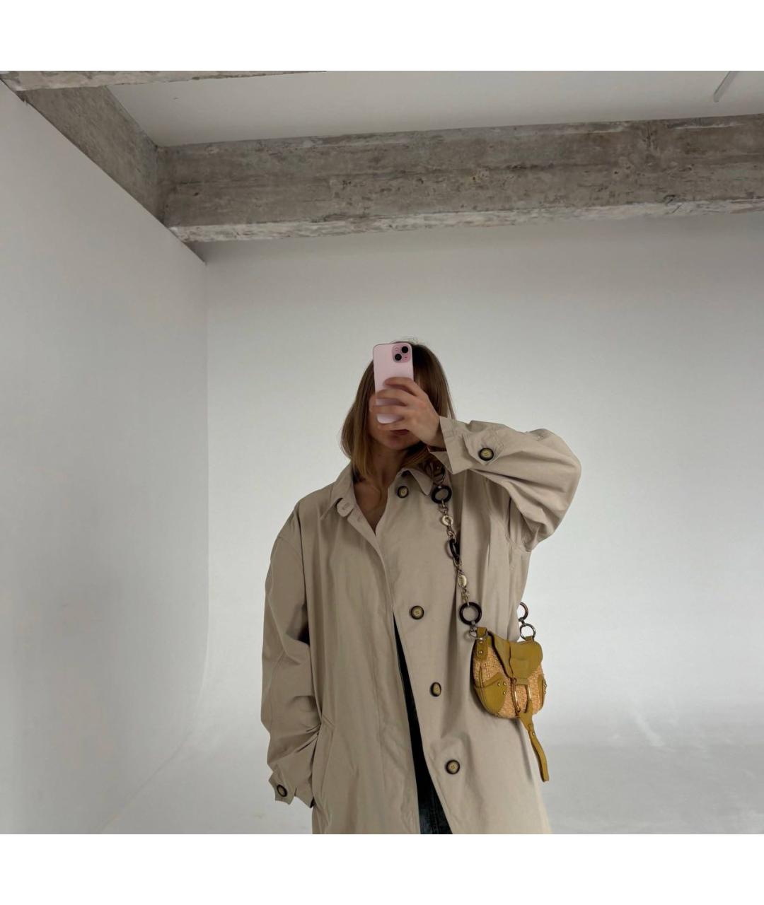 DOLCE&GABBANA Горчичная кожаная сумка через плечо, фото 2