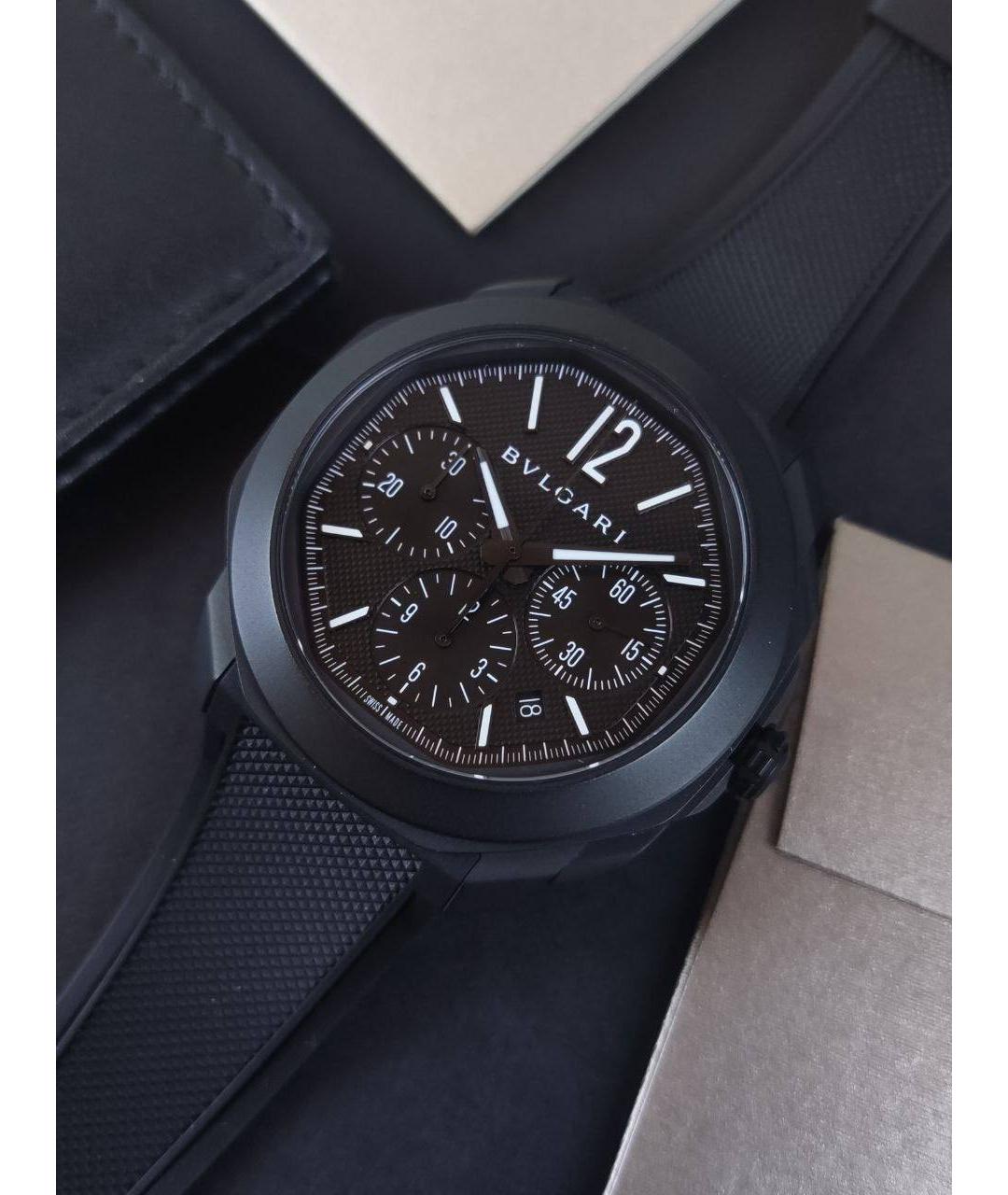 CHOPARD Черные металлические часы, фото 2