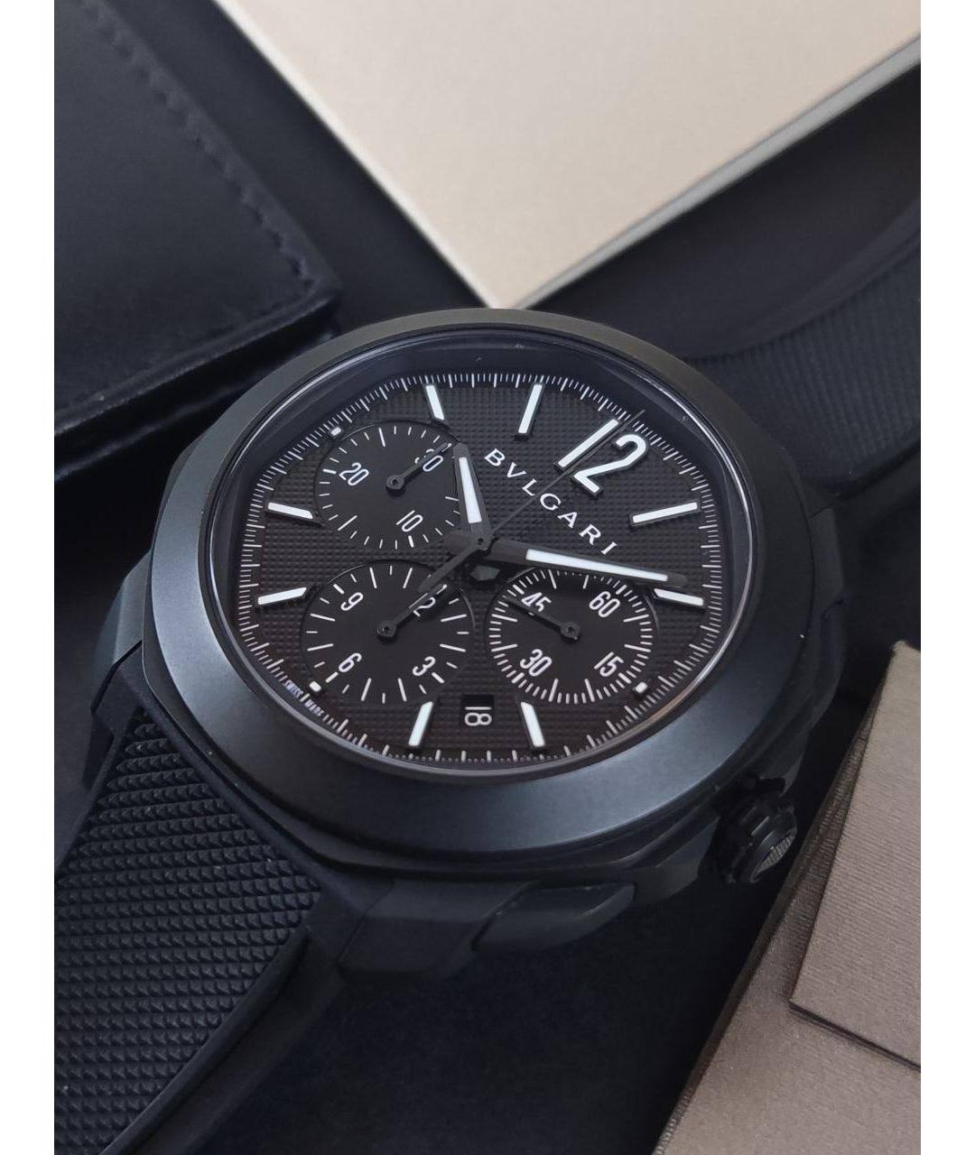 CHOPARD Черные металлические часы, фото 4