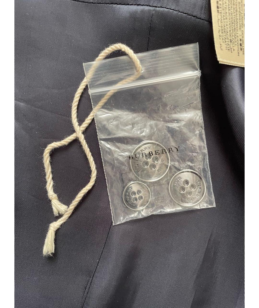 BURBERRY Черное кашемировое пальто, фото 8