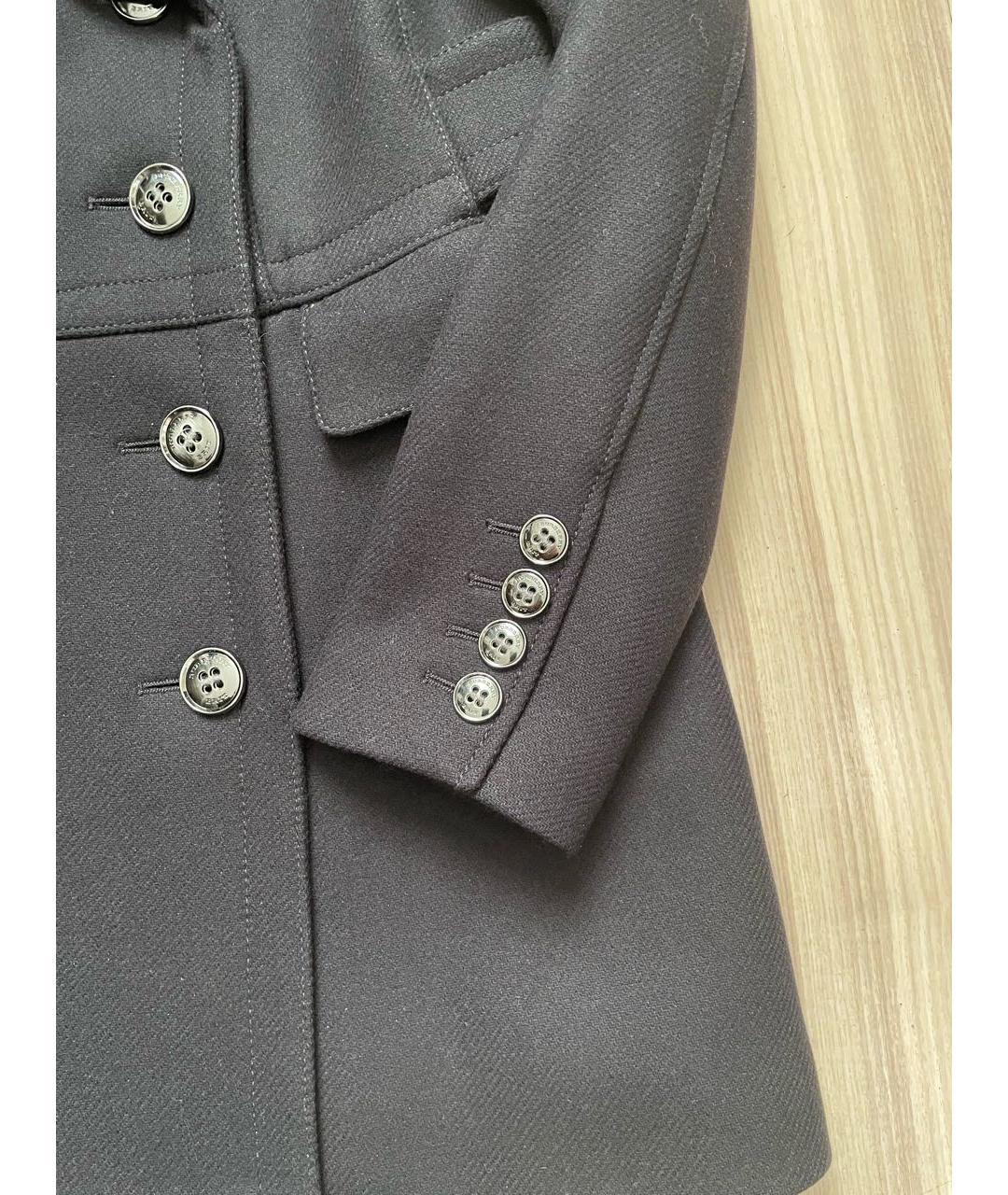 BURBERRY Черное кашемировое пальто, фото 4