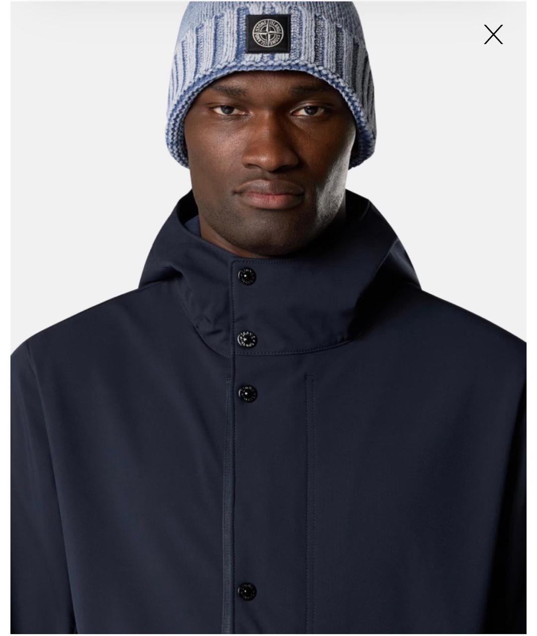 STONE ISLAND Темно-синяя куртка, фото 8