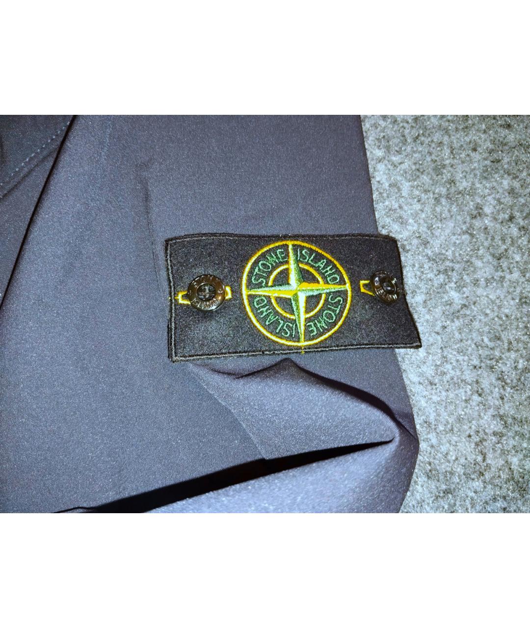 STONE ISLAND Темно-синяя куртка, фото 5
