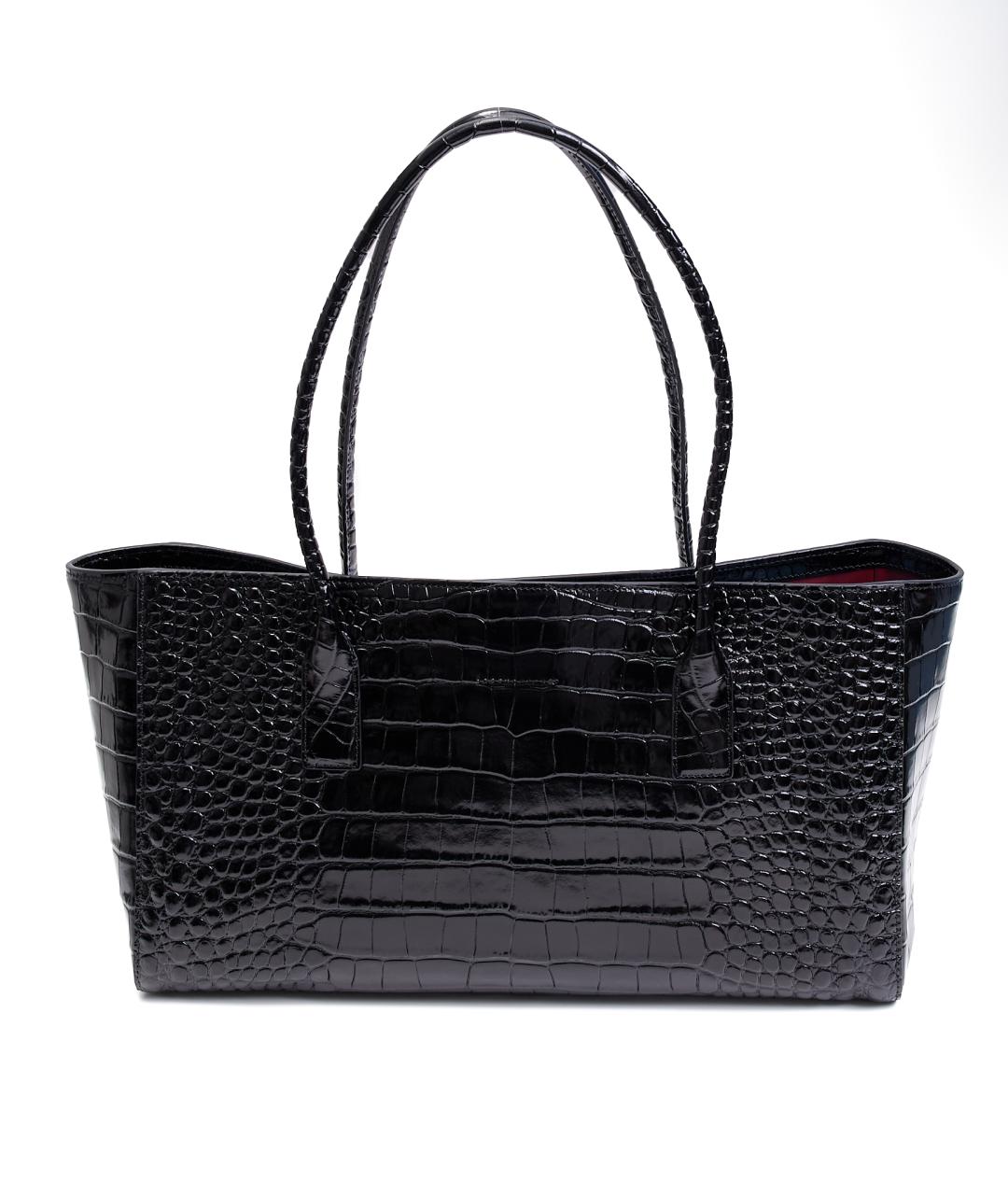 CHANEL Черная кожаная сумка тоут, фото 3