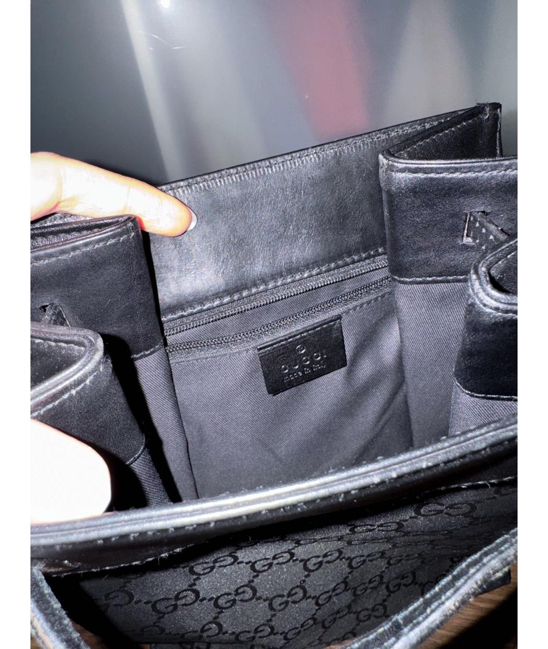 GUCCI Черный тканевый рюкзак, фото 4