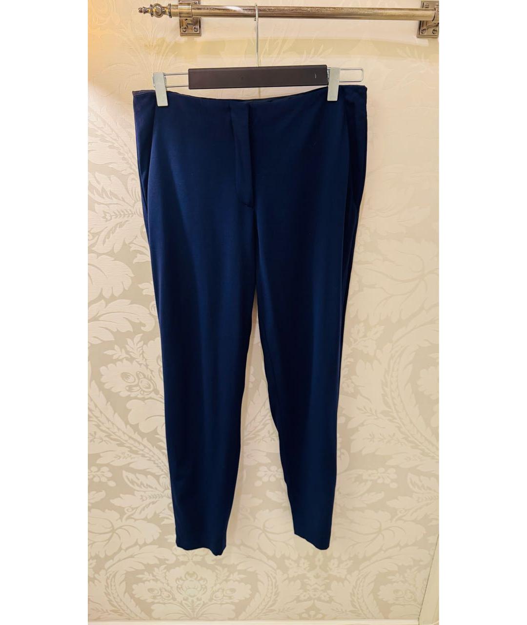 RALPH LAUREN PURPLE LABEL Темно-синие шерстяные брюки узкие, фото 8