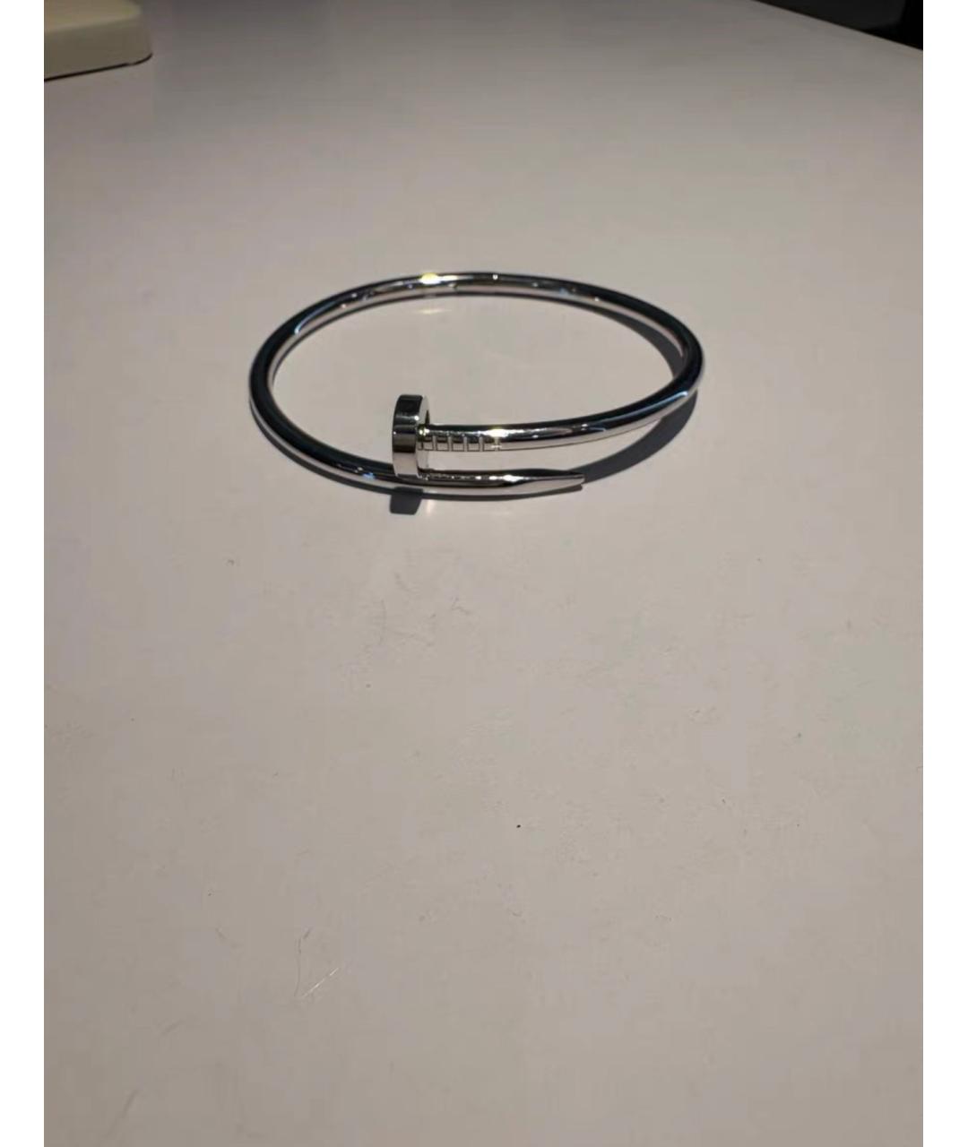 CARTIER Серебрянный браслет из белого золота, фото 2