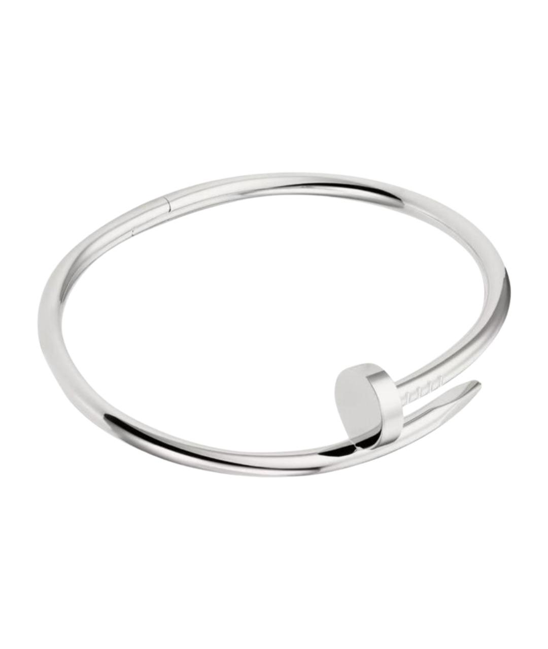 CARTIER Серебрянный браслет из белого золота, фото 1