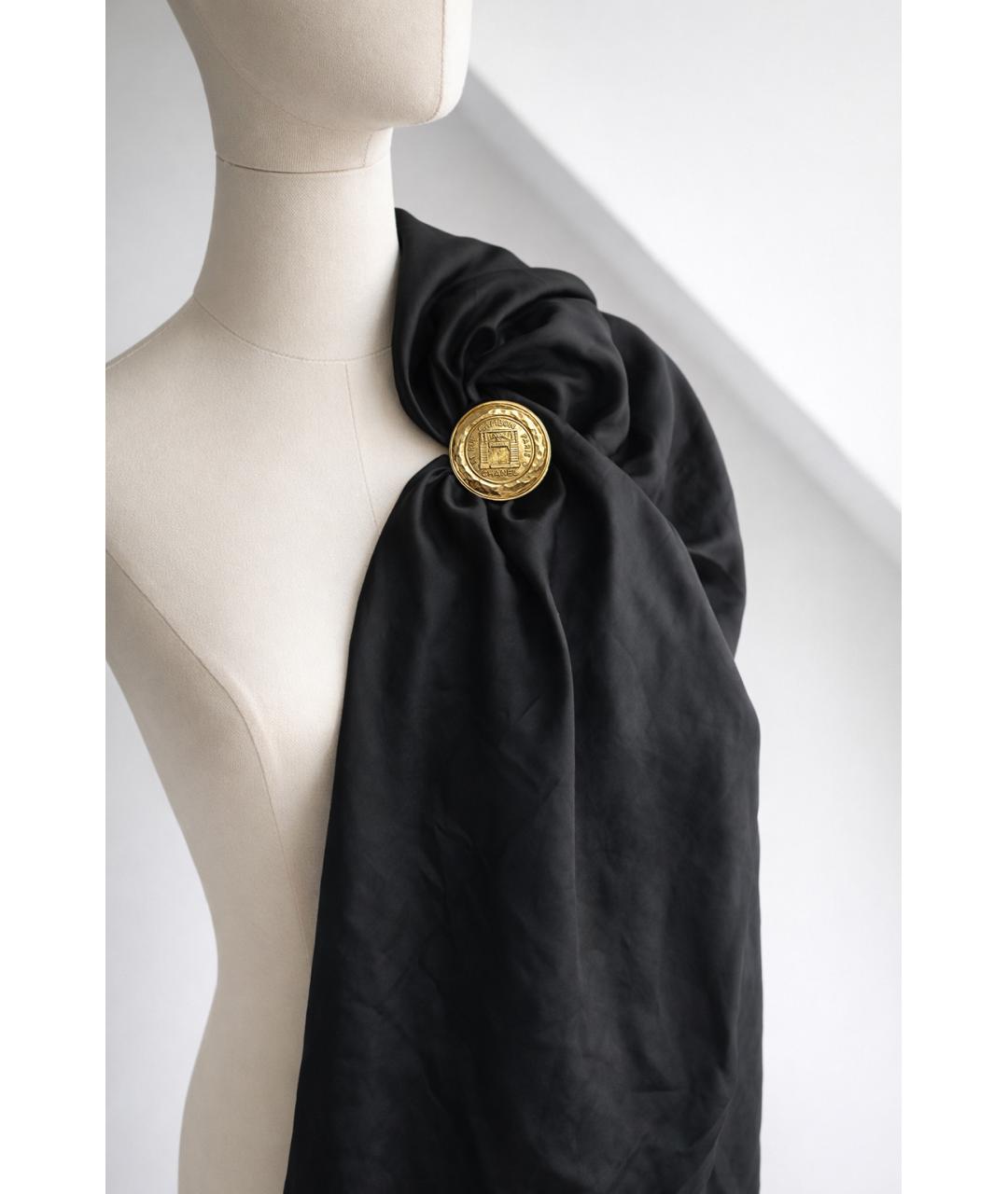 CHANEL Золотая металлическая булавка / брошь, фото 2