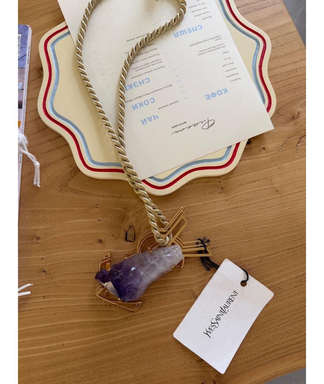 SAINT LAURENT Колье, фото 7