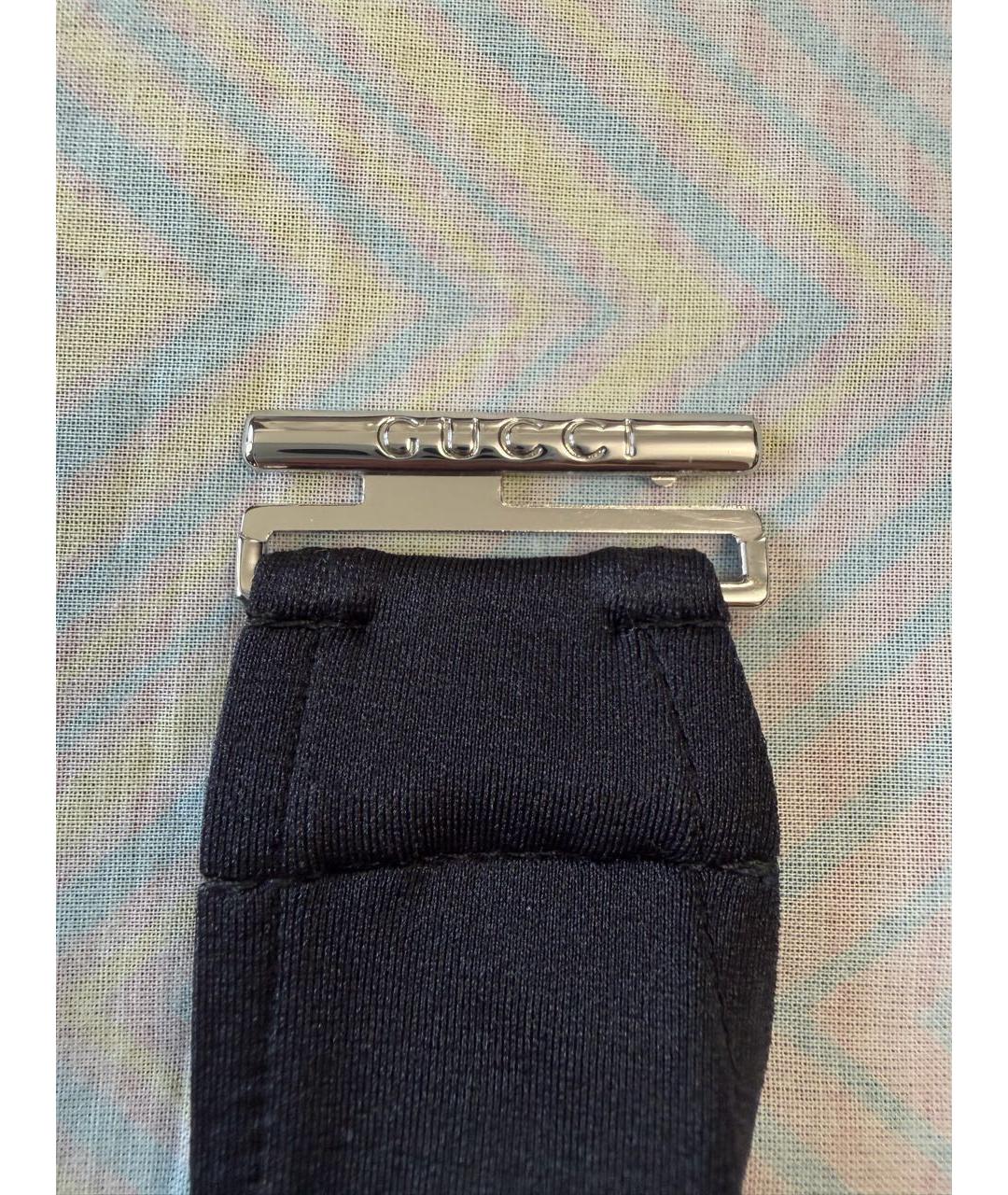 GUCCI Черный полиамидовый купальник, фото 4