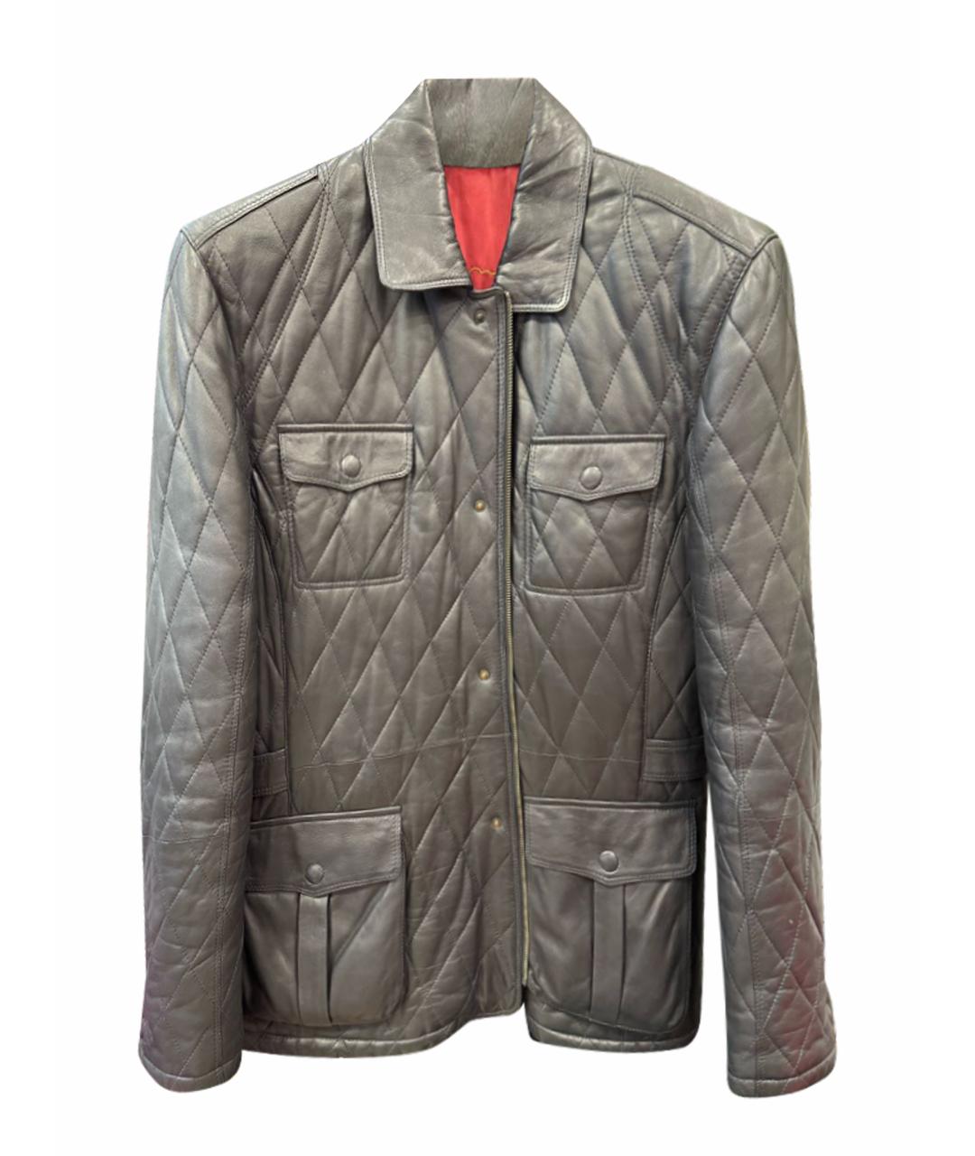 KARL LAGERFELD Черная кожаная куртка, фото 9