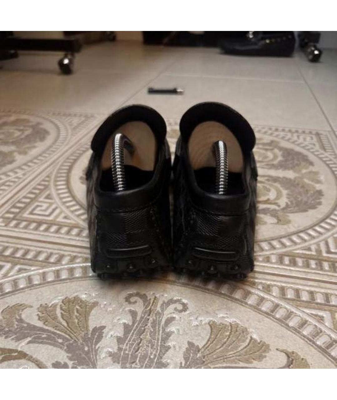 LOUIS VUITTON Черные мокасины из лакированной кожи, фото 3