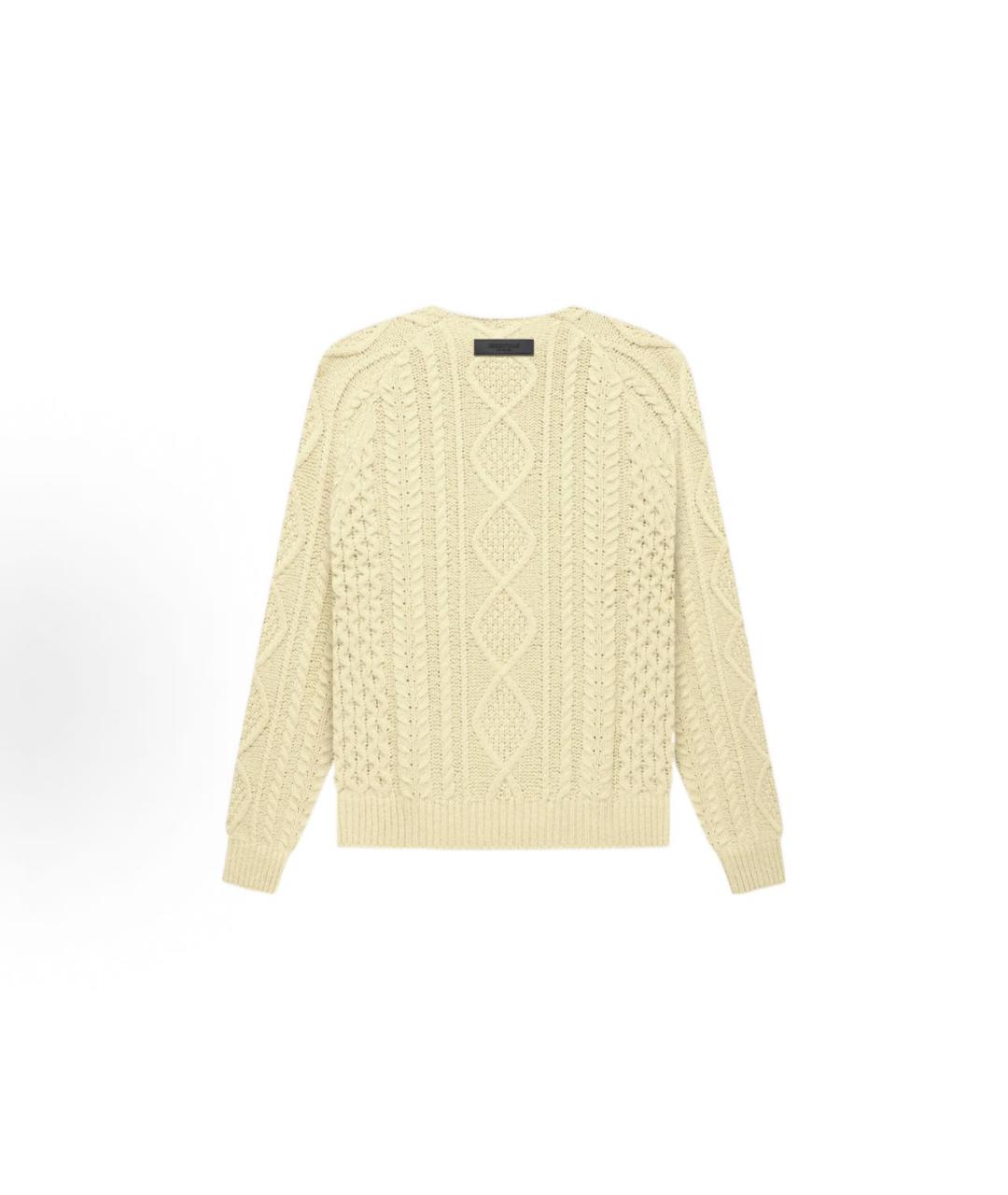 FEAR OF GOD ESSENTIALS Желтый хлопковый джемпер / свитер, фото 2